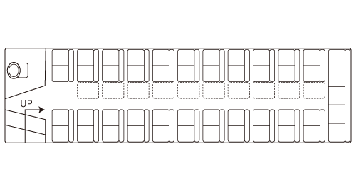 大型観光バス座席表